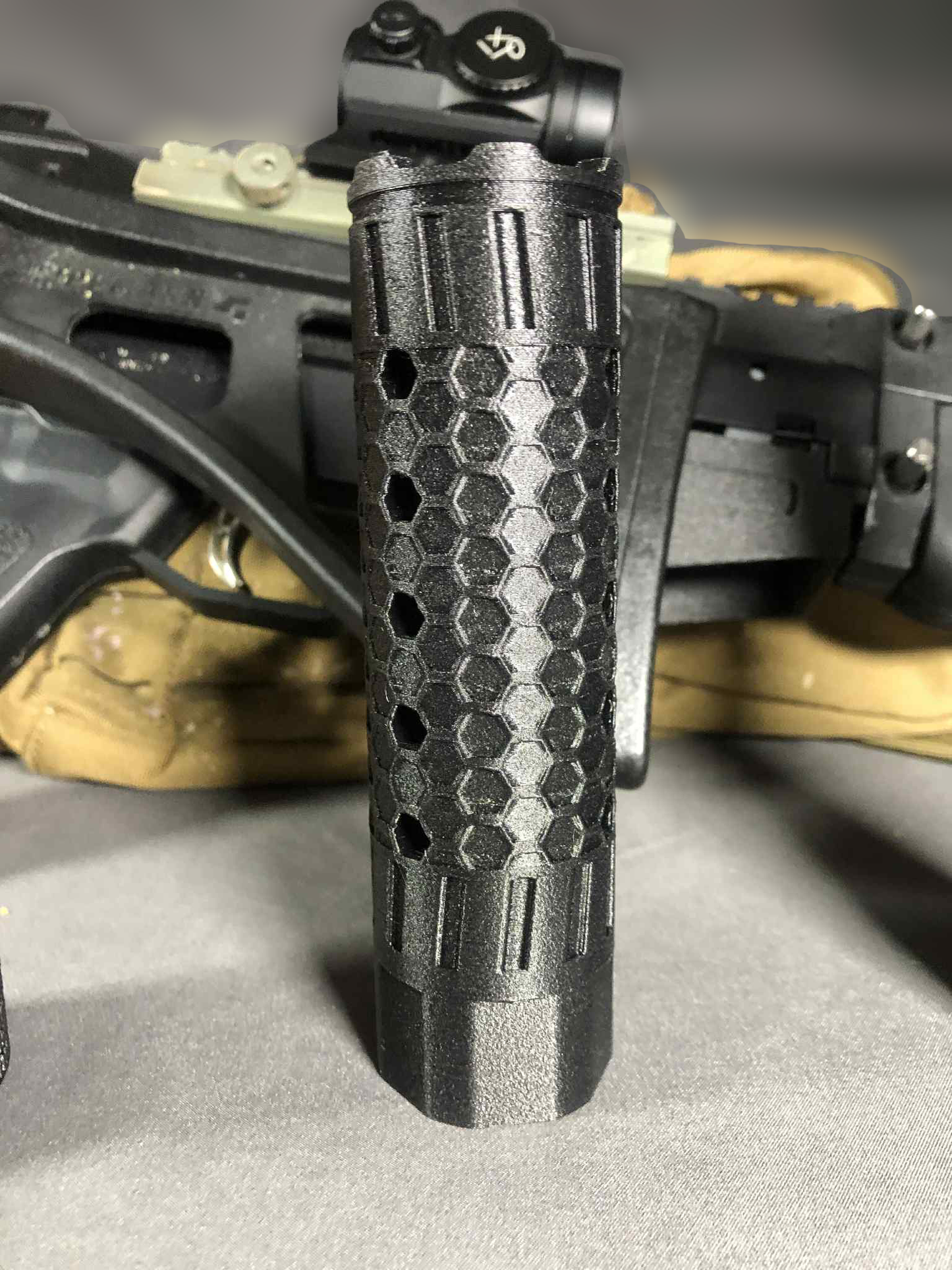 THE MERC (mock supressor/rain cover) 7/8 muzzle threads