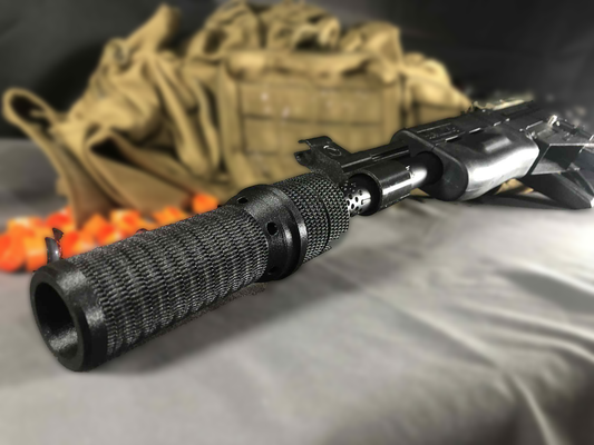 THE KOMRADE (mock supressor/rain cover) 7/8 muzzle threads