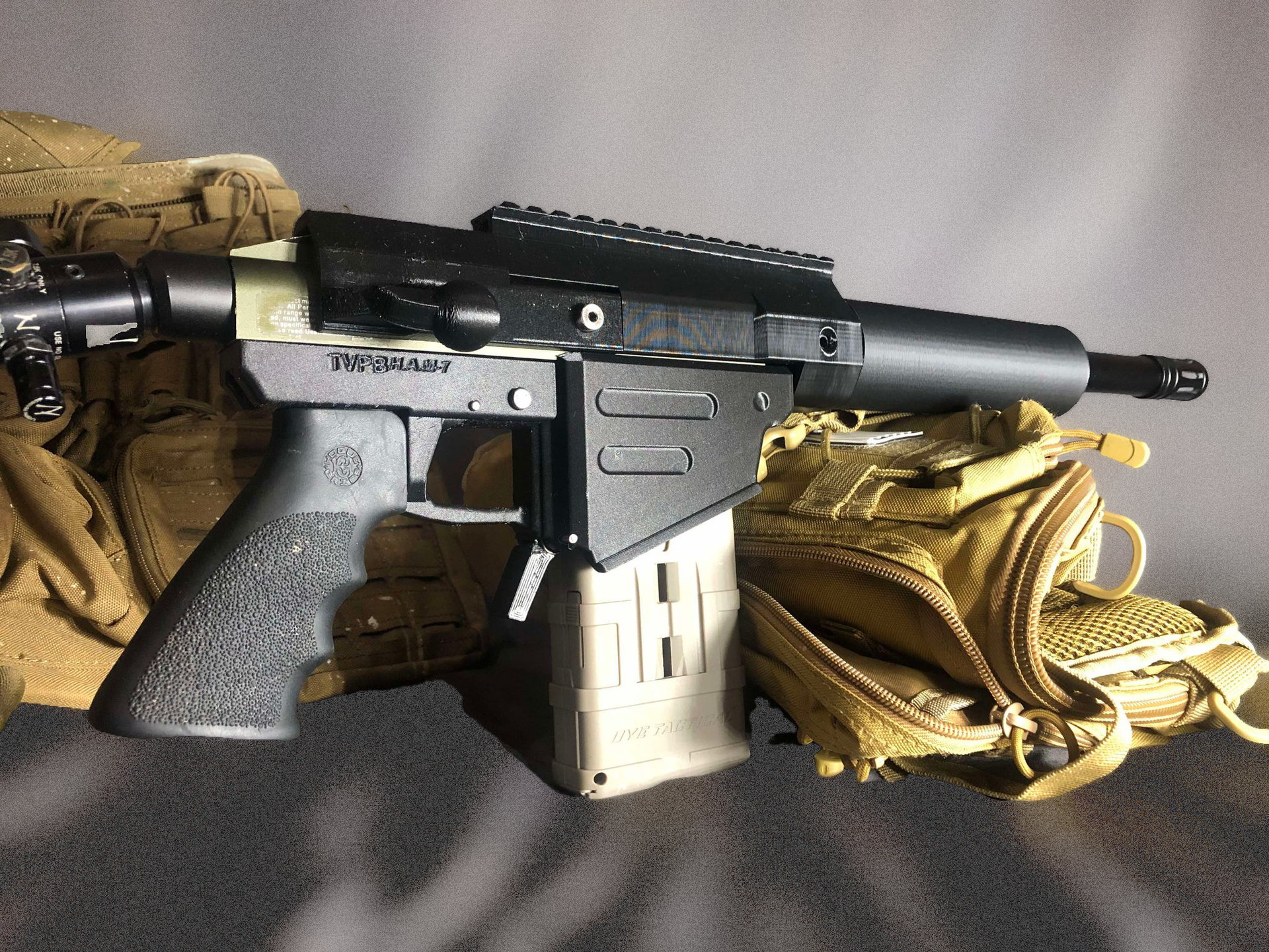 H.A.M-7 Spyder Hammer 7 paintball DAM lower – TVPB Designs