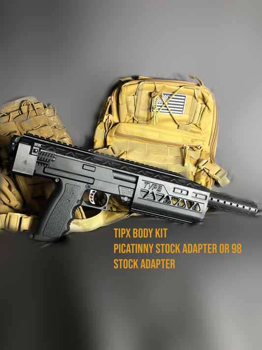 Custom Tippmann TIPX paintball body kit